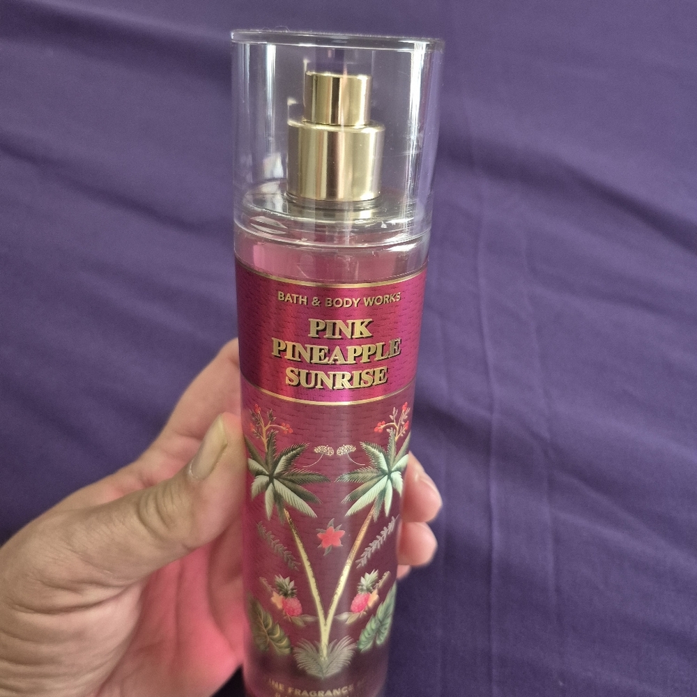 Bath & Body Works Pink Pineapple Sunrise Fine Mist Body Spray New - Picture 4 of 7